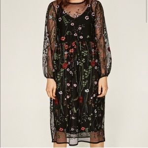 Zara Two Piece Floral Dress